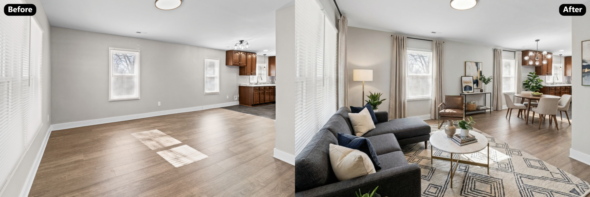 before after comparison